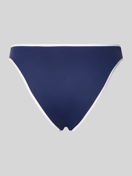 Produktfoto, Bikini-Hose mit Logo-Stitching von Polo Ralph Lauren, Mehrfarbig, glatte Textur, Optik: mehrfarbig, Applikation: Logo-Stitching