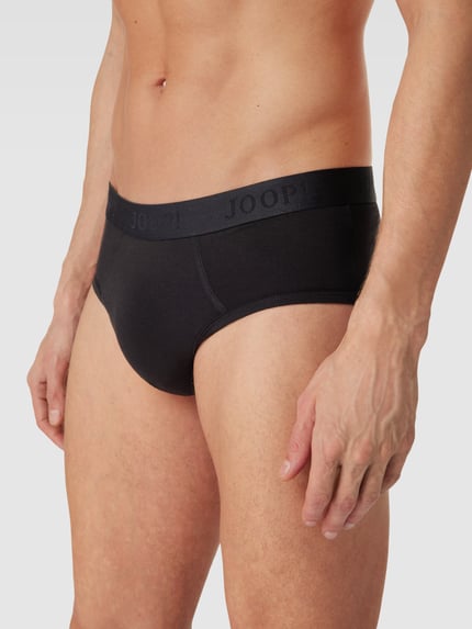 JOOP! COLLECTION Slip met elastische band met logo in set van 2 Zwart - 3