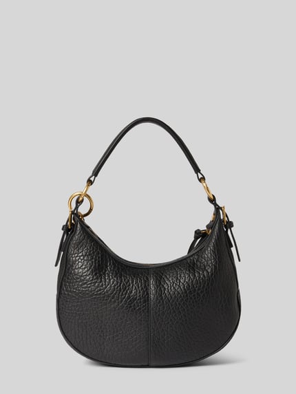 Marc O'Polo Umhängetasche aus echtem Schafsleder Modell 'HOBO BAG S' Black 4