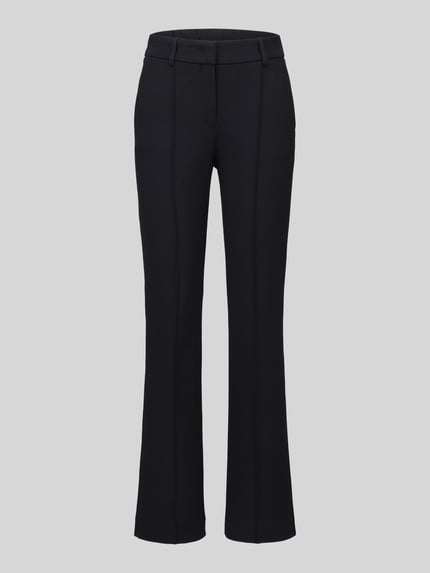 OPUS PANTS Relaxed Fit Gerade Hose aus Viskose-Mix Modell 'Luane Long' Black 2
