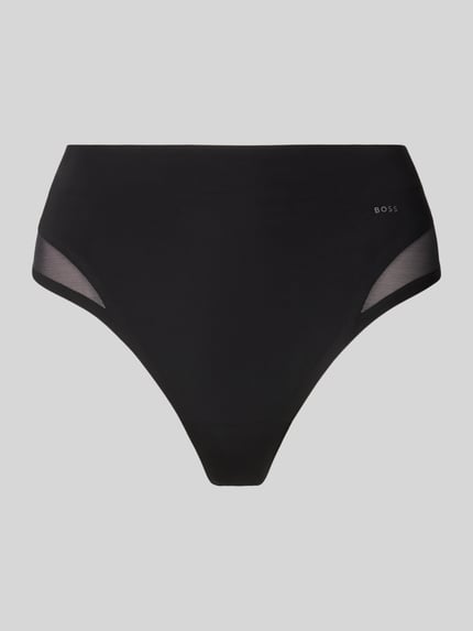 BOSS String mit Label-Detail Black 1