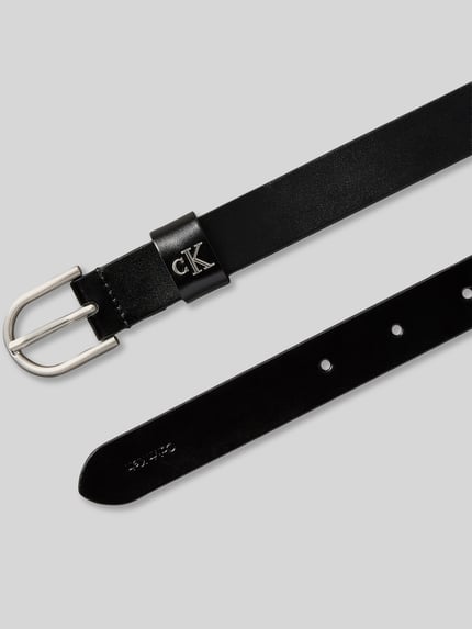 CK Calvin Klein Gürtel aus echtem Leder mit Logo-Detail Black 2