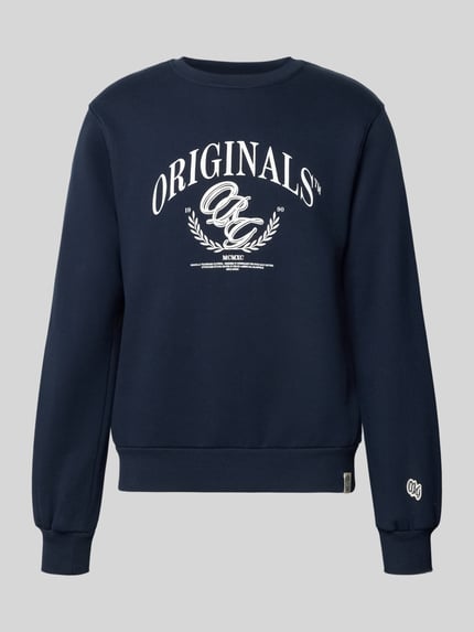 Sweatshirt mit Label-Print Modell 'FREDERIKSBERG' Shop The Look MANNEQUINE