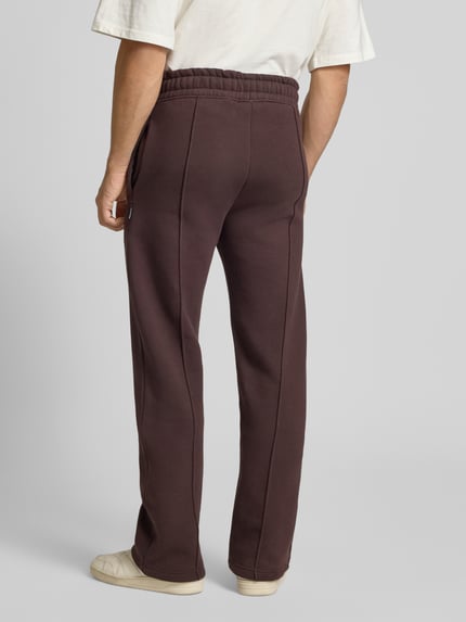 PROHIBITED Sweatpants mit elastischem Bund Dunkelbraun 5