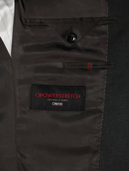 CINQUE Slim fit 2-knoops colbert met stretch, model 'CiCastello' - 'CIPOWERSTRETCH' Middengrijs - 6
