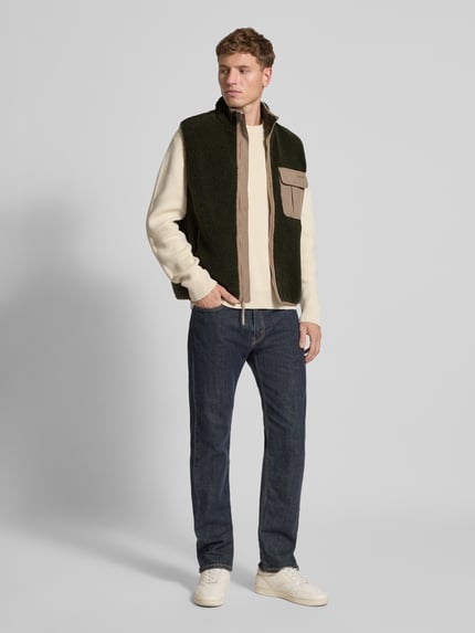 Levi's® Gilet met ritssluiting, model 'JOONIE' Donkergroen - 1