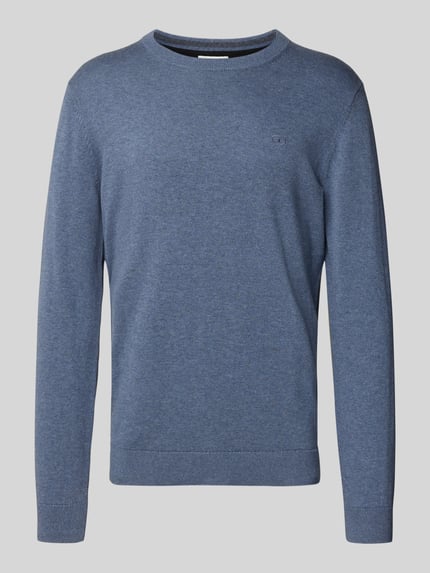 Tom Tailor Gebreide pullover met ronde hals Rookblauw - 2