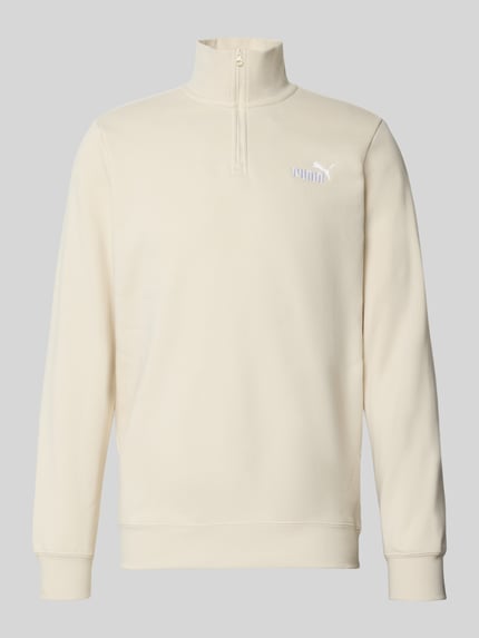 PUMA Performance Bluza z wyhaftowanym logo Złamany biały 2