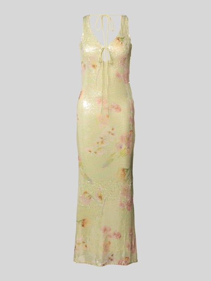 Bardot Cocktailjurk met druppelvormige hals, model 'ELODA' Lichtgroen - 2
