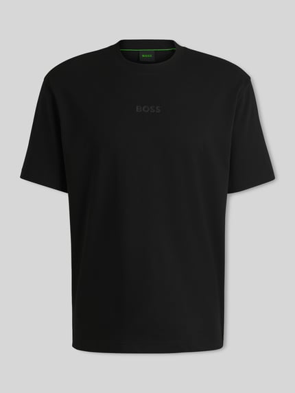 BOSS Green regular fit T-shirt van puur katoen model 'TEE 10' Zwart - 2