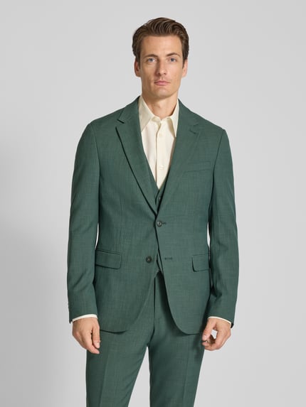 MCNEAL Marynarka na 2 guziki o kroju slim fit z dodatkiem wiskozy Zielony 4