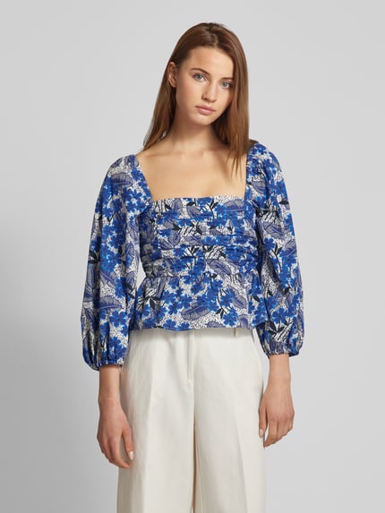 Weekend Max Mara Blouse met 3/4-mouwen, model 'PALPITI' Koningsblauw - 4