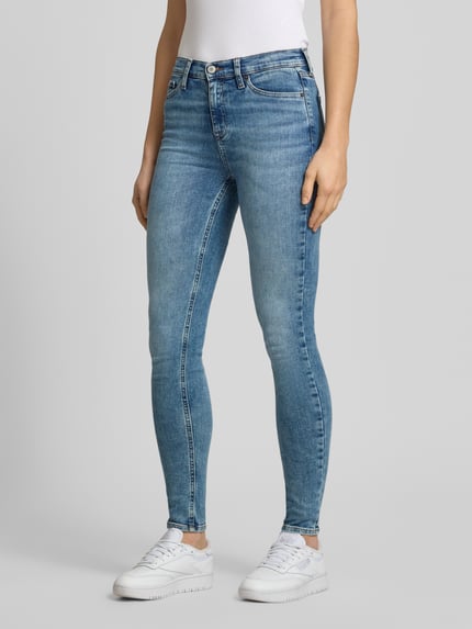 Tommy Jeans Skinny Fit Jeans aus Baumwoll-Mix Jeansblau 4