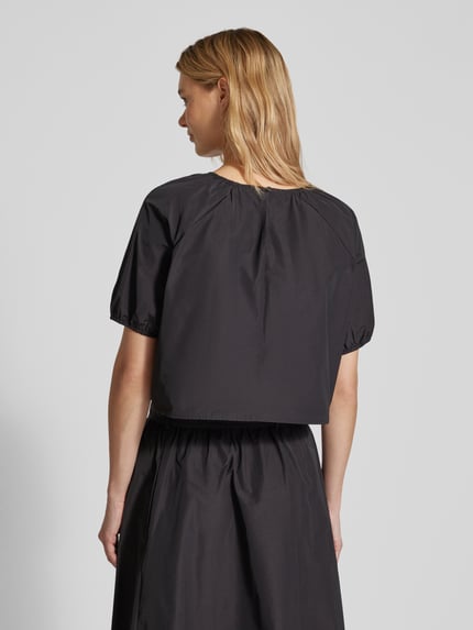 Christian Berg Woman Selection Relaxed fit blouse met ronde hals Zwart - 5