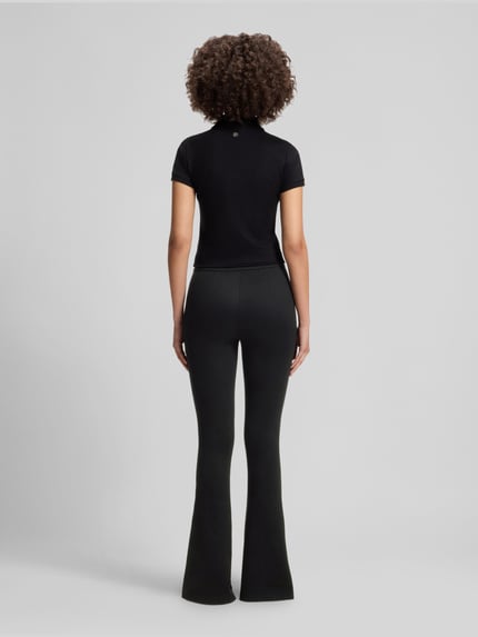 HUGO Flared Fit Schlaghose mit Schlitzen Modell 'Nereyel' Black 5