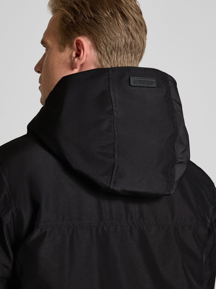 khujo Regular fit parka met capuchon model 'FOGG' Zwart - 3