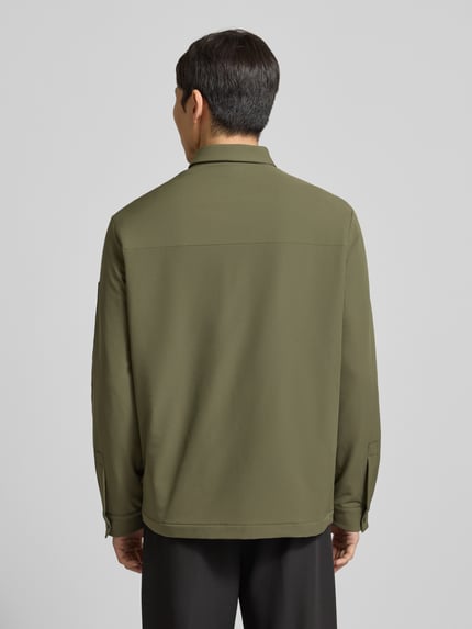 BOSS Green Kurtka funkcyjna Regular Fit z wodoodpornego materiału model „ST_EXPEDIT PADDED L” Ciemnozielony 5