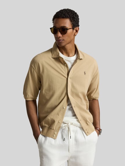 Polo Ralph Lauren Regular Fit Freizeithemd aus reiner Baumwolle Khaki 4