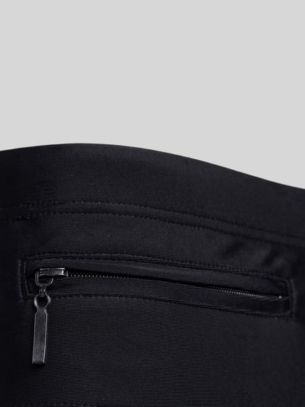 SCHIESSER Slim fit zwembroek met ritszak Zwart - 2