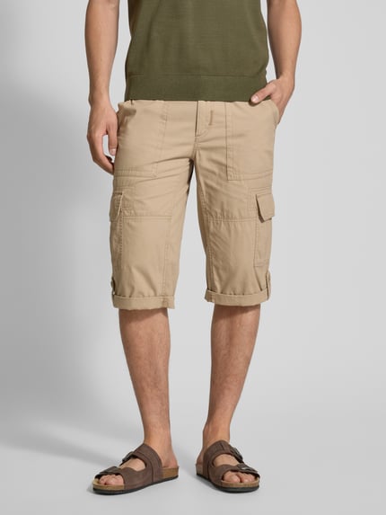 Christian Berg Men Bermuda met cargozakken Beige - 4