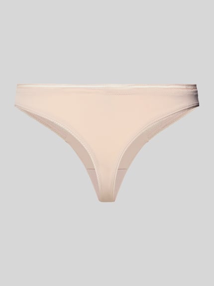 BOSS String met kantinzet Beige - 3