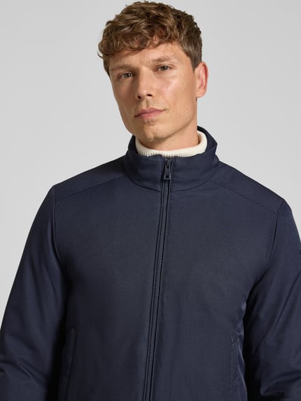 Geox Regular Fit Blouson mit Zweiwege-Reißverschluss Marine 3