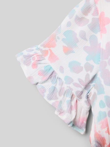 Happy Girls Kleid mit Rundhalsausschnitt Offwhite 2