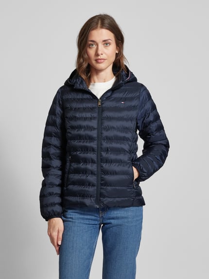 Tommy Hilfiger Gewatteerd jack met labelstitching Marineblauw - 4