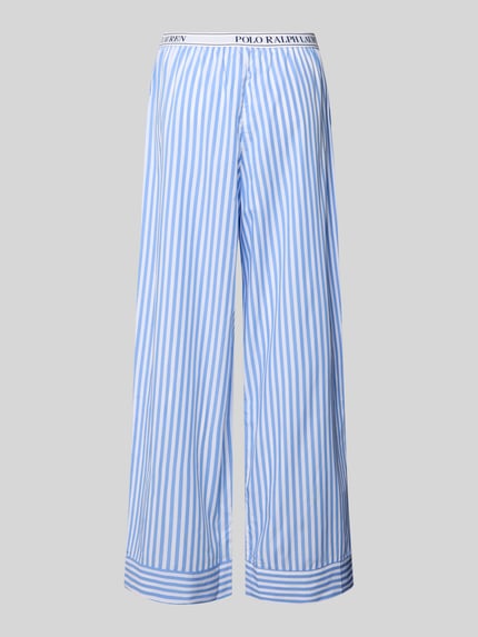 Polo Ralph Lauren Pyjama-Hose mit elastischem Logo-Bund Hellblau 3