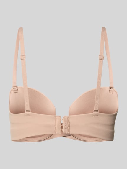Calvin Klein Underwear Push-up-bh met labeldetails, model 'PERFECT FIT' Beige - 3