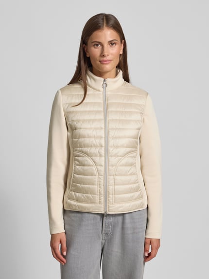 Betty Barclay Slim Fit Steppjacke mit Stehkragen Modell 'August' Beige 4