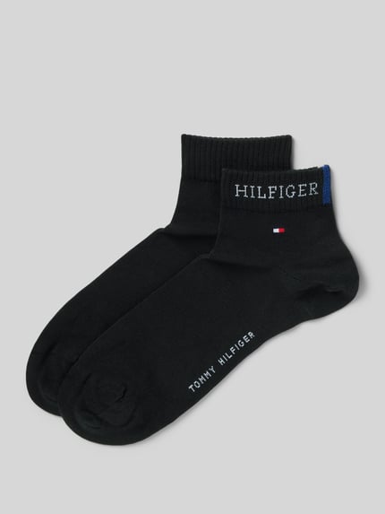 Tommy Hilfiger Sneaker-Socken aus Baumwoll-Mix im 2er-Pack Black 1