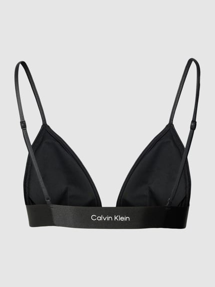 Calvin Klein Underwear Bikini-Oberteil im unifarbenen Design Modell 'CK REFINED' Black 3
