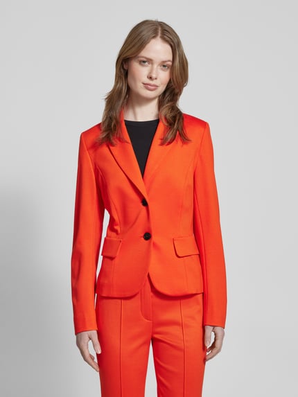 Marc Cain Blazer met reverskraag Rood - 4