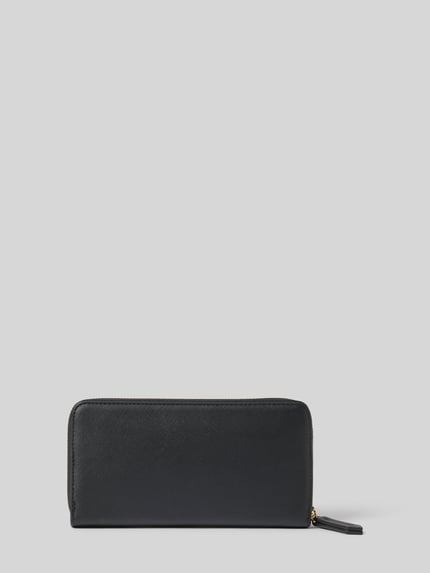 Valentino Bags Portemonnee met labelapplicatie, model 'MANDRIN' Zwart - 2
