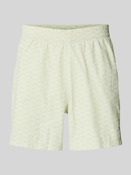 Szorty o kroju regular fit z wyhaftowanym logo Shop The Look MANNEQUINE