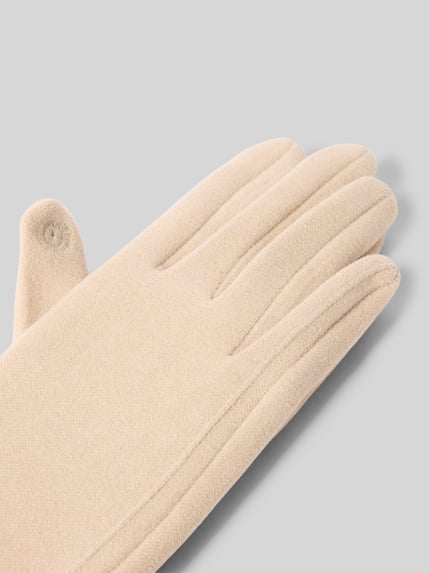 EEM Handschuhe mit Touchscreen-Finger und Schleifendetail Beige 3