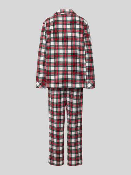 Lauren Ralph Lauren Pyjama mit Reverskragen Offwhite 3