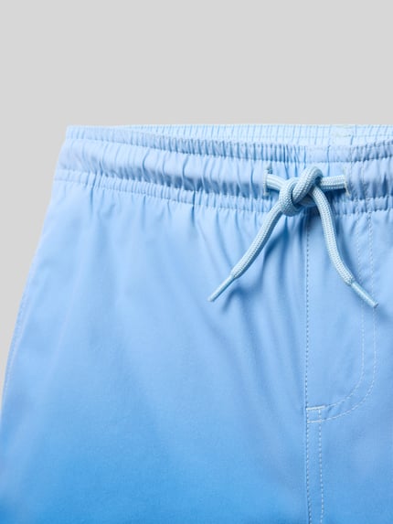 JACK & JONES Spodenki kąpielowe o kroju regular fit z detalem z logo model 'Maui' Niebieski 2