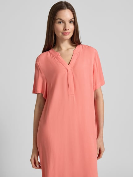 Tom Tailor Oversized mini-jurk van pure viscose Abrikoos - 3