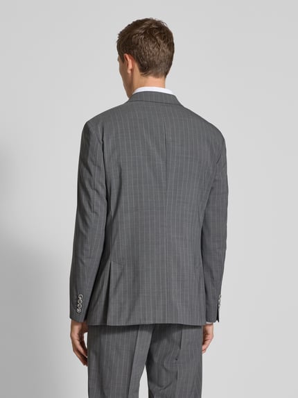 Strellson Slim fit colbert met klepzakken, model 'Ashton' Middengrijs - 5