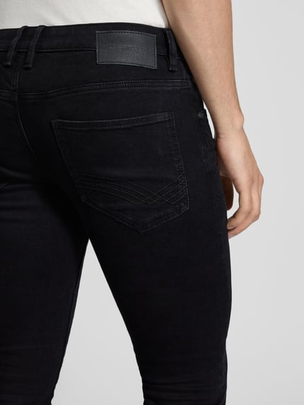 Tom Tailor Slim Fit Jeans mit Stretch-Anteil Modell 'Troy' Black 3