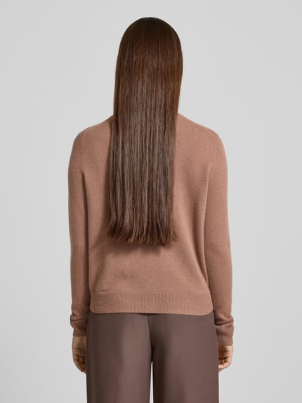 Christian Berg Woman Strickjacke aus Kaschmir mit Rundhalsausschnitt Hazel 5