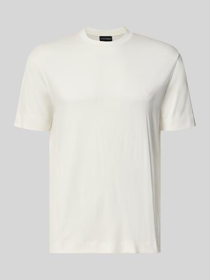T-Shirt mit Logo-Stitching Shop The Look MANNEQUINE
