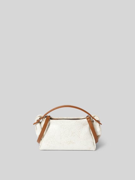 Kenzo Henkeltasche aus echtem Rindsleder Ecru 2