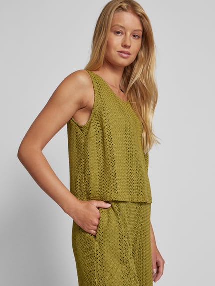 ROBE LÉGÈRE Jumpsuit mit Lochmuster Schilf 3