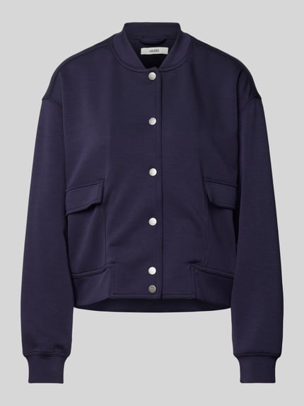 mbyM Sweatjacke mit Stehkragen Modell 'Danni' Marine 2