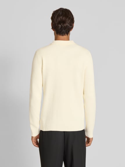 Lindbergh Relaxed Fit Pullover mit Strukturmuster Offwhite 5