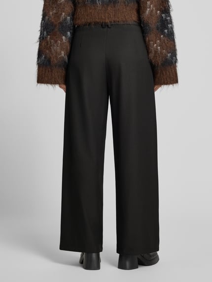 Neo Noir Wide Leg Pants mit Leistentaschen Modell 'Massie' Black 5