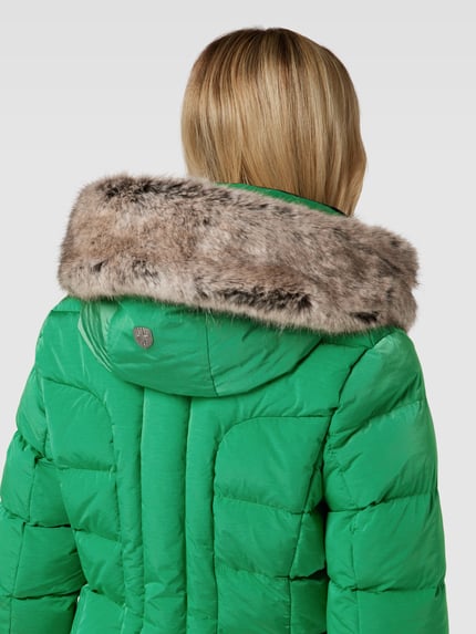 Wellensteyn Shaped Fit Steppjacke mit Kunstfell Modell 'ASTORIA' Apfel Melange 6